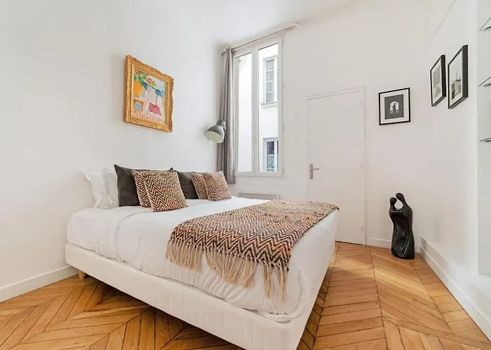 Luxe 1-br Gem Louvre & Opera Apartmán