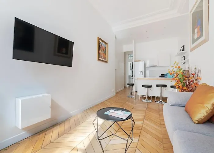 Apartmán Luxe 1-br Gem Louvre & Opera Paříž